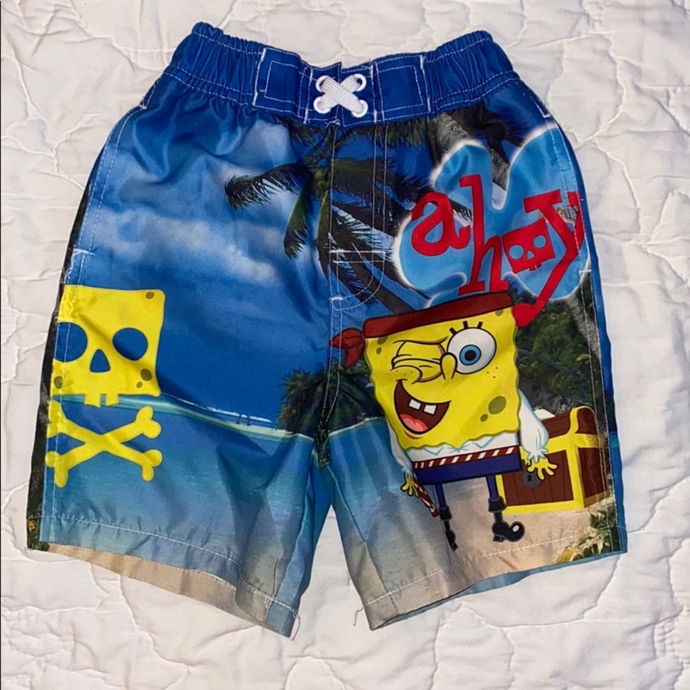 Sponge Bob Swim Trunks